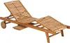 Dehner Rollliege Ravenna, Sonnenliege, 200 x 70 x 89 cm, Produktbild-Vorschau 2