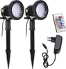 2er Set 3W LED RGB Gartenstrahler IP65 Wasserdicht Außen Produktbild-Vorschau 1