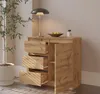 Cassettiera 80 Cm Rovere Wotan, 3 Cassetti, 1 Anta, 1 Anteprima dell’immagine prodotto 5