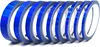 10m Zierstreifen 30mm Hologramm Blau Dekorstreifen Auto Produktbild-Vorschau 3