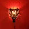 Marokańska lampa ścienna Nawal 26cm | Ręcznie wykonana w Podgląd zdjęcia produktu 5
