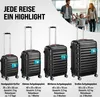 MONZANA® 4tlg Kofferset Schloss Wäsche Organizer Produktbild-Vorschau 4