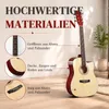 LEADZM Akustikgitarre 38 Zoll Cutaway Westerngitarre Set, Produktbild-Vorschau 4