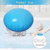 Poolkissen Winter Rund 360 XXL 120x120cm – Hellblau Produktbild-Vorschau 2