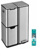 SONGMICS Mülltrennsystem Küche 60 L Tretmülleimer mit 3 Produktbild-Vorschau 4