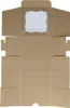 Braune Kraftpapier Geschenkboxen für Gebäck mit Produktbild-Vorschau 3