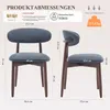 Zestaw 4 krzeseł do jadalni COLAMY – solidne i eleganckie, Podgląd zdjęcia produktu 3
