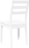 vidaXL Chaises de salle à manger 2 pcs. Blanc Bois massif Voir les images du produit 7