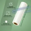 6 x Stretchfolie 50cm 1,5kg 23my weiß + Abroller Produktbild-Vorschau 4