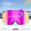 Qunature Lunettes de ski sans cadre SNOWBOARDBRILLE UV400 Voir les images du produit 3