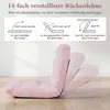 Chaise de sol COSTWAY avec dossier réglable, fauteuil de Voir les images du produit 4