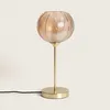 Tischlampe Metall und Glas Klimt Bernstein Produktbild-Vorschau 3