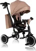 A beige and black tricycle is shown against a white background. Podgląd zdjęcia produktu
