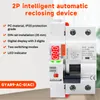 A product shot of an electrical device with feature callouts. Produktbild-Vorschau