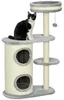 Arbre à chat PawHut, arbre à chat avec poteau à griffer, Voir les images du produit 1