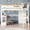 Flieks Etagenbett 90x200cm mit Schreibtisch und Regal, Produktbild-Vorschau 2