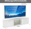 Mondeer Lowboard TV-Schrank LED-TV-Ständer mit Produktbild-Vorschau 7