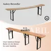 Ensemble de table et bancs pliants pour brasserie en plein Voir les images du produit 6