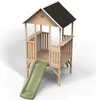 EXIT Panorama 300 Holz Spielhaus, mit Rutsche, Spielhaus Produktbild-Vorschau 7