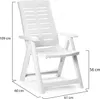 Halsell - Outdoor-Stuhl, Weiß, ein Stuhl  Italy Produktbild-Vorschau 3