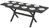 Table de jardin extensible en aluminium aspect bois, Voir les images du produit 2