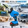 Akku-Säbelsäge 21V, 0–3000 Hübe/min, 13 mm Hub, 2×2,0Ah Produktbild-Vorschau 3