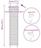 vidaXL Plisovaná roleta krémová 45x200 cm šířka látky 44,4 Náhled obrázku produktu 7