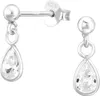 Ohrringe Ohrstecker 925 Sterling Silber mit Kugel und Produktbild-Vorschau 1