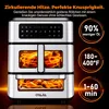 15L Heißluftfritteuse & Ofen, 2 Zonen, 8L Körbe + 7L Produktbild-Vorschau 3