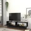 TV-meubel 'Nolven' met 2 klepdeuren, laag model, afmetingen Productafbeelding-voorbeeld 2