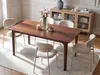 BELIANI Jídelní stůl tmavý jasan MDF 160 x 90 cm 6místný Náhled obrázku produktu 4