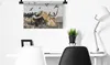 MuchoWow® Wandteppich Wandbehang Schottisches Hochlandrind Produktbild-Vorschau 4