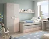 Jugendzimmer-Set >NUBE< in Alpen-Weiß / Grau / Rosa - Produktbild-Vorschau 8