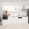 vidaXL Kitchenette Lyon 7 pièces blanc bois composite Voir les images du produit 2