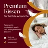 Maxiga Daunenkissen 80x80 cm 100 % DAUNE | Füllgewicht Produktbild-Vorschau 5