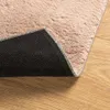 vidaXL Teppich HUARTE Kurzflor Weich und Waschbar Blassrosa Produktbild-Vorschau 5