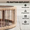 Outsunny Gartenmöbel Set 4-teilig Polyrattan Lounge-Set mit Produktbild-Vorschau 6