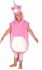 A young child wearing a pink unicorn costume. Produktbild-Vorschau
