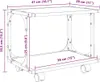 vidaXL Stojan na tiskárnu Artisan dub 41 x 28 x 33,5 cm Náhled obrázku produktu 8
