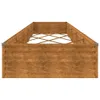 vidaXL Lit surélevé 482x100x36 cm acier corten Voir les images du produit 4