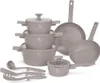 A set of cookware and utensils arranged on a white background. Produktbild-Vorschau