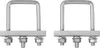 Support en U carré 60mm pour pince roue jockey - lot de 2 Voir les images du produit 5