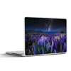 MuchoWow® Laptop Aufkleber Sticker Cover Blumen - Nacht - Produktbild-Vorschau 1