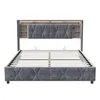 INONEFT Boxspringbett 140×200 mit Ladefunktion (USB & Produktbild-Vorschau 11