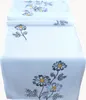 Tischwäsche mit Kurbelstickerei Blumen 40 x 140 cm Produktbild-Vorschau 1