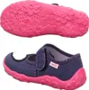 A top-down view and a side view of a child's shoe. Produktbild-Vorschau