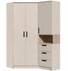 Design Möbel - Kleiderschrank GUSTAVO Eckschrank – Produktbild-Vorschau 2