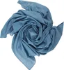 Baumwolltuch - blau - petrol Lurex silber - quadratisches Produktbild-Vorschau 2
