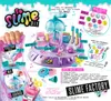 A colorful marketing image for a slime making kit, showing the product and its components. Náhled obrázku produktu