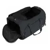 A black duffel bag with its main compartment open, revealing the interior. Anteprima dell’immagine prodotto